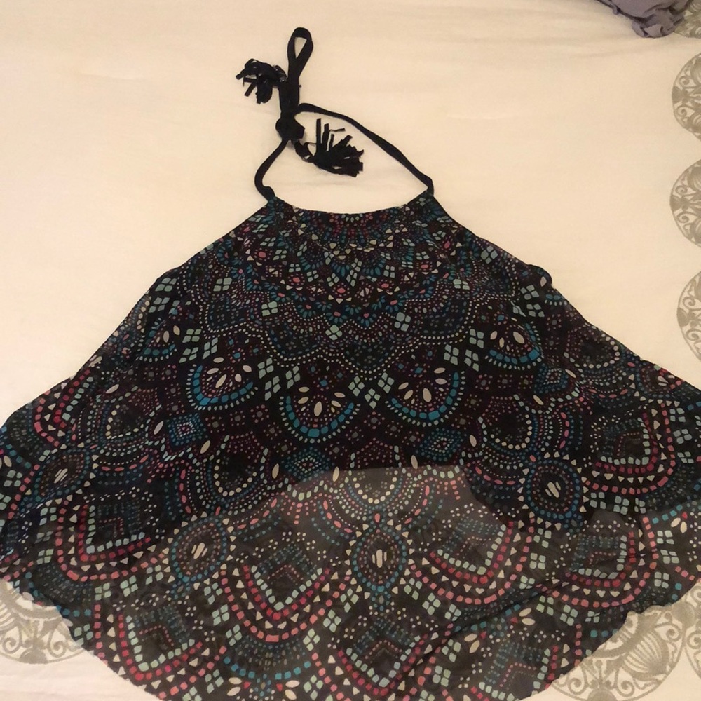 Two piece high waisted bathing suit